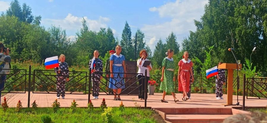 Открытие Аллеи Памяти в Анжеро-Судженске