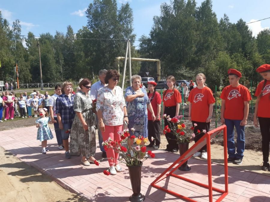 Открытие Аллеи Памяти в Анжеро-Судженске