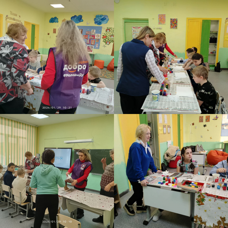 Проект-победитель конкурса &laquo;Молоды душой&raquo; &laquo;Рисуй, твори, радуй!&raquo; набирает свои обороты
