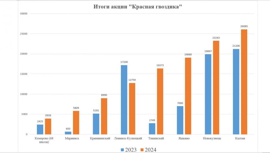 Подводим итоги акции &laquo;Красная гвоздика&raquo; в Кузбассе