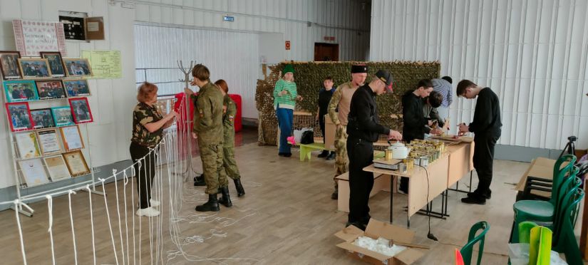 Идет работа в Центре казачьей культуры города Анжеро-Судженска