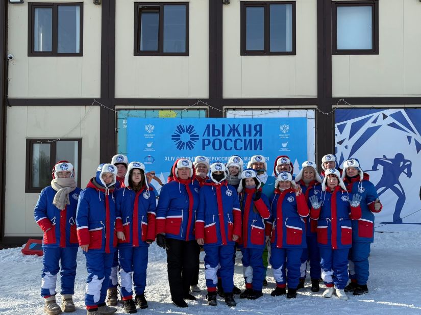 &laquo;Серебряные&raquo; волонтёры на &laquo;Лыжне России&raquo;